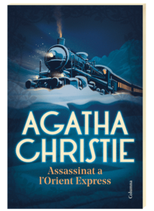 Cover Design Illustrierte Buchcover Assassinat a l'Orient Express Agatha Christie