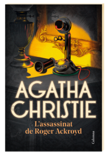 Cover Design Illustrierte Buchcover L'assassinat de Roger Ackroyd Agatha Christie