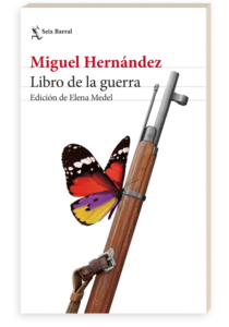 Cover Design Illustrierte Buchcover Libro de la guerra Miguel Hernández