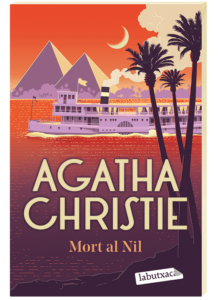 Cover Design Illustrierte Buchcover Mort al Nil Agatha Christie