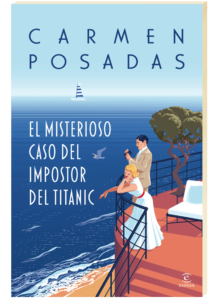 Cover Design Illustrierte Buchcover El misterioso caso del impostor del Titanic